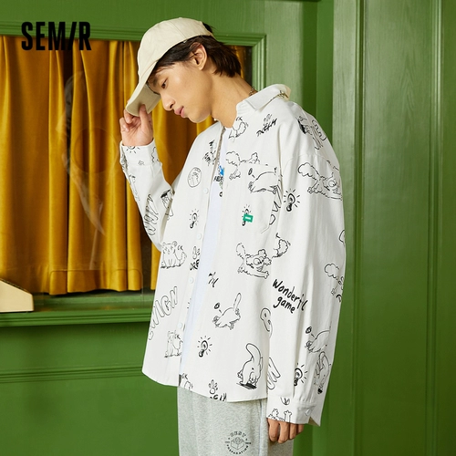 Semir, Tide, весенняя модная рубашка, куртка, тренд сезона, свободный крой