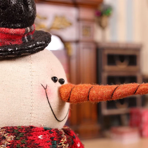 Рождественская ткань, кукла из пены, декор для отеля