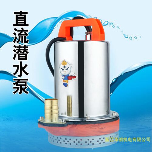 农用新款电动浇菜浇花园林养殖直流潜户外专用太阳能水泵抽水机 - 图1