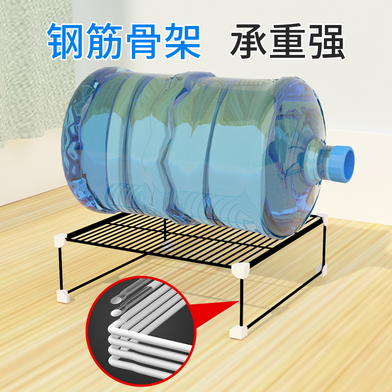 冰箱置物架收纳层架冷藏柜内部隔层分层隔板冰柜分隔剩菜盘子支架 - 图1