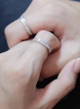 925纯银几何简约款戒指