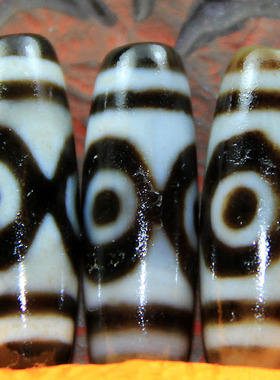 西藏天珠玉髓天珠矿石