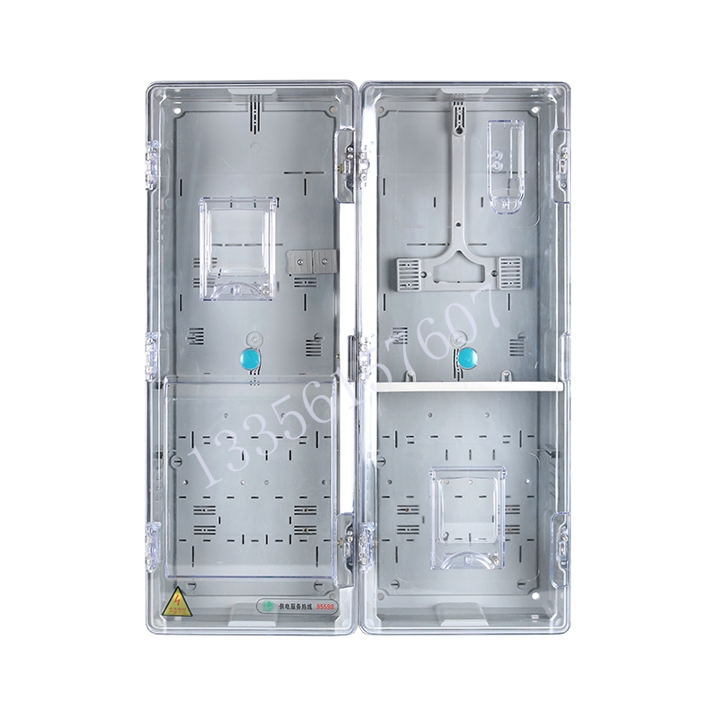 塑料三相1户透明电表箱 CT式多功能配电箱 互感器式动力电表箱