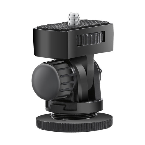 SOMITA 支架手机夹快装板云台电池配件自拍直播桌面专用可旋转横竖双面多功能式带双接口 - 图1