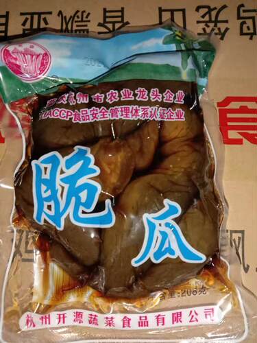 萧山特产长源脆瓜2500克5斤装酱瓜咸菜下饭菜开胃菜包邮 - 图1