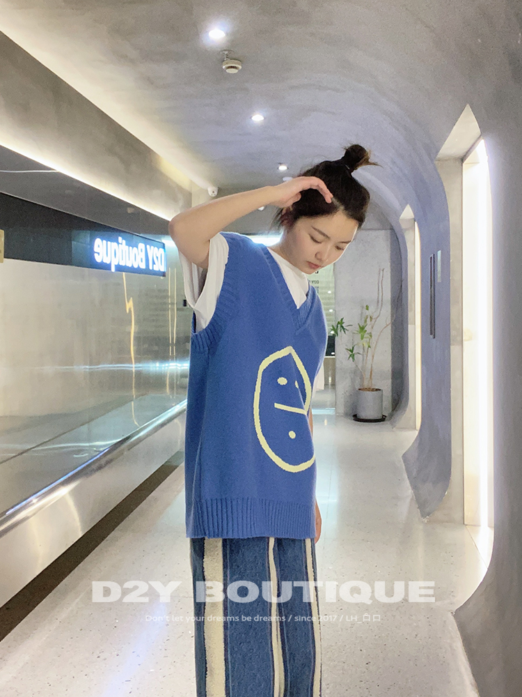 特价 310MOOD新款V领羊毛廓形背心马甲2022 D2Y Boutique - 图1