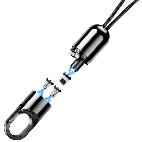 Apple, брелок, портативная система хранения, зарядный кабель, магнитный сильный магнит, мобильный телефон, «три в одном», 2 в 1, андроид