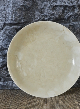 一物一拍 仿古瓷器 修复件 复古做旧 明成化黄釉绿龙纹瓷碟