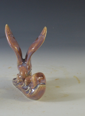 仿古瓷器 复古民国风格 全手工制瓷 大雕笔架 文房 古董古玩摆件