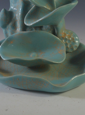 北宋汝窑天青釉流香炉古董古玩