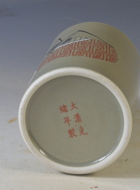 仿古瓷器复古民国风格粉彩蛐蛐图