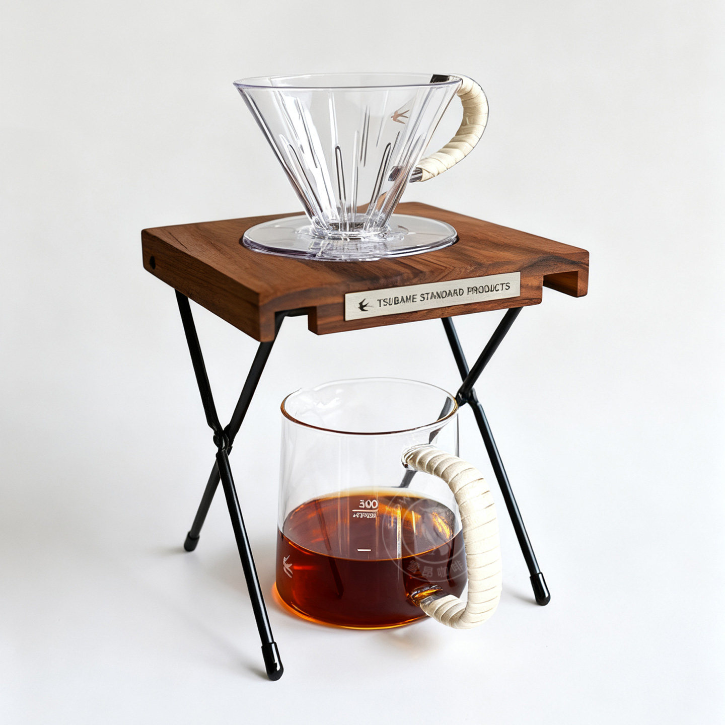 日本燕印TSUBAME藤编咖啡分享壶手冲V60滤杯过滤器手冲咖啡套装 - 图0