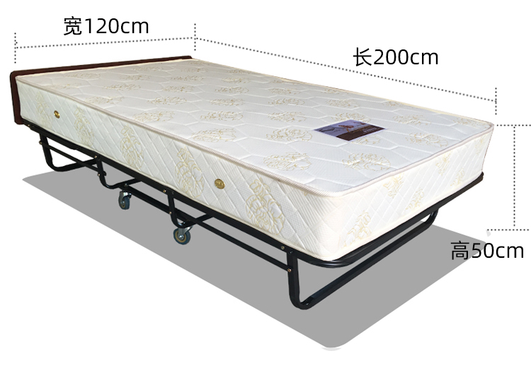 酒店加床 宾馆客房专用 折叠床 豪华宾馆专用 单人床 高品质1.2米
