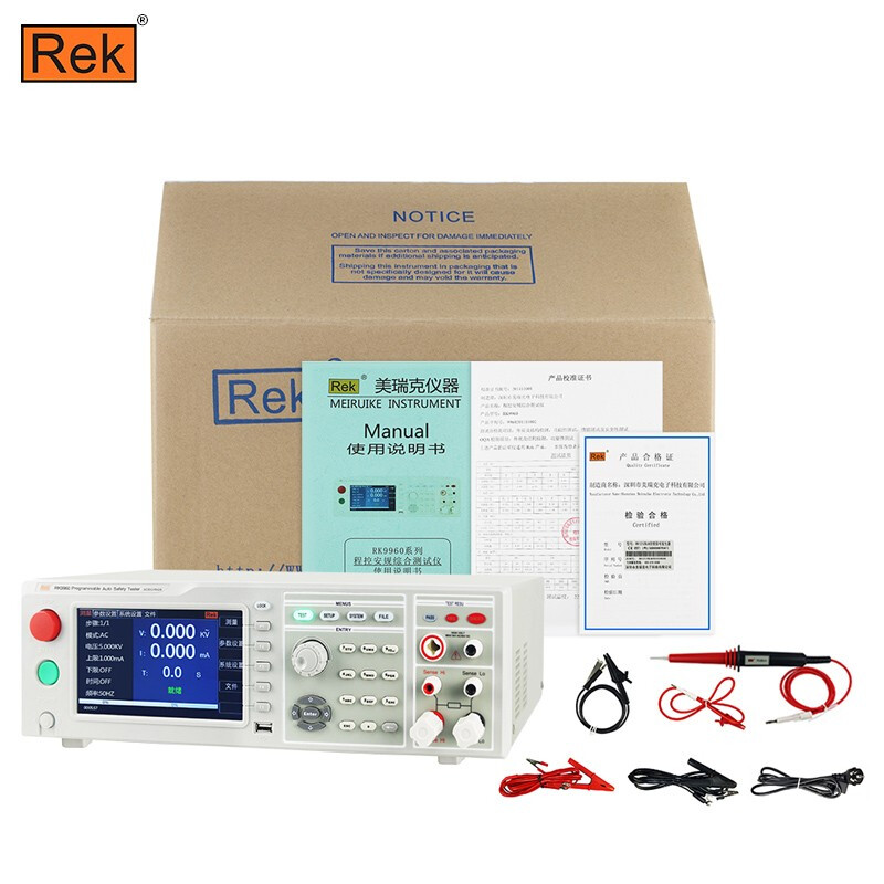 美瑞克 RK9960A程控安规综合测试仪7寸TFT液晶屏多通讯接口RK9960 - 图3