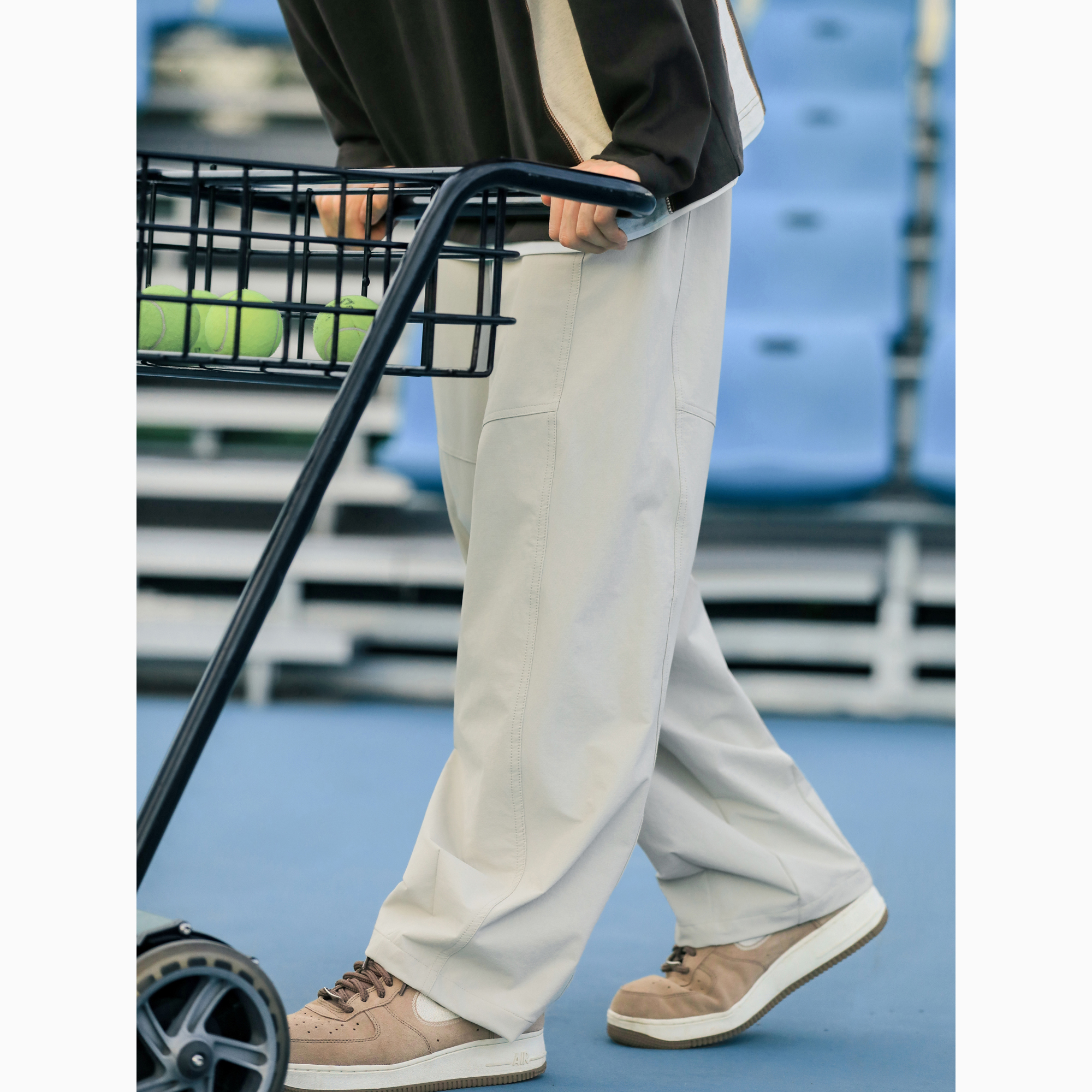 吕小虎ACTUP 美式街头防泼水休闲长裤男士秋季ins潮流耐磨直筒裤 - 图1