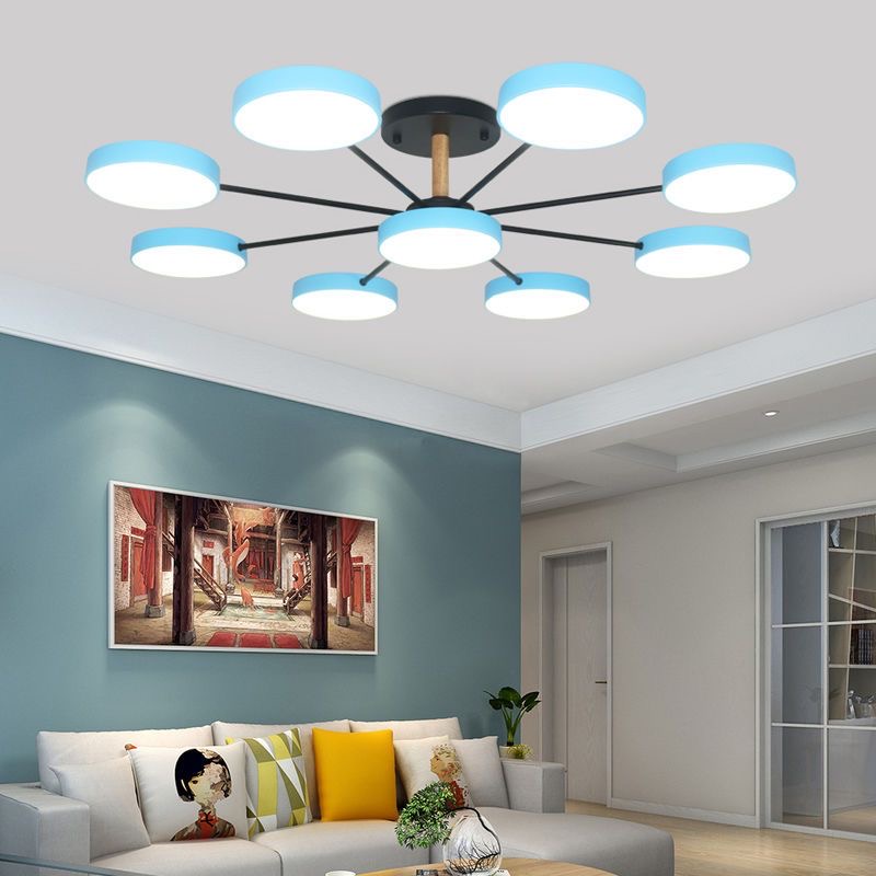 北欧客厅吊灯现代简约卧室灯大气新款家用吸顶灯创意轻奢餐厅灯具,淘宝优惠券,粉丝福利购,淘宝优惠卷