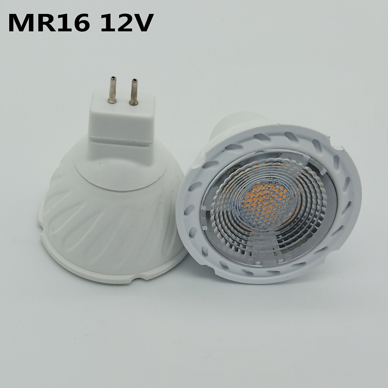 LED灯杯220V 5W7W三色GU10 E14 E27螺口 MR16插脚射灯泡12V可调光