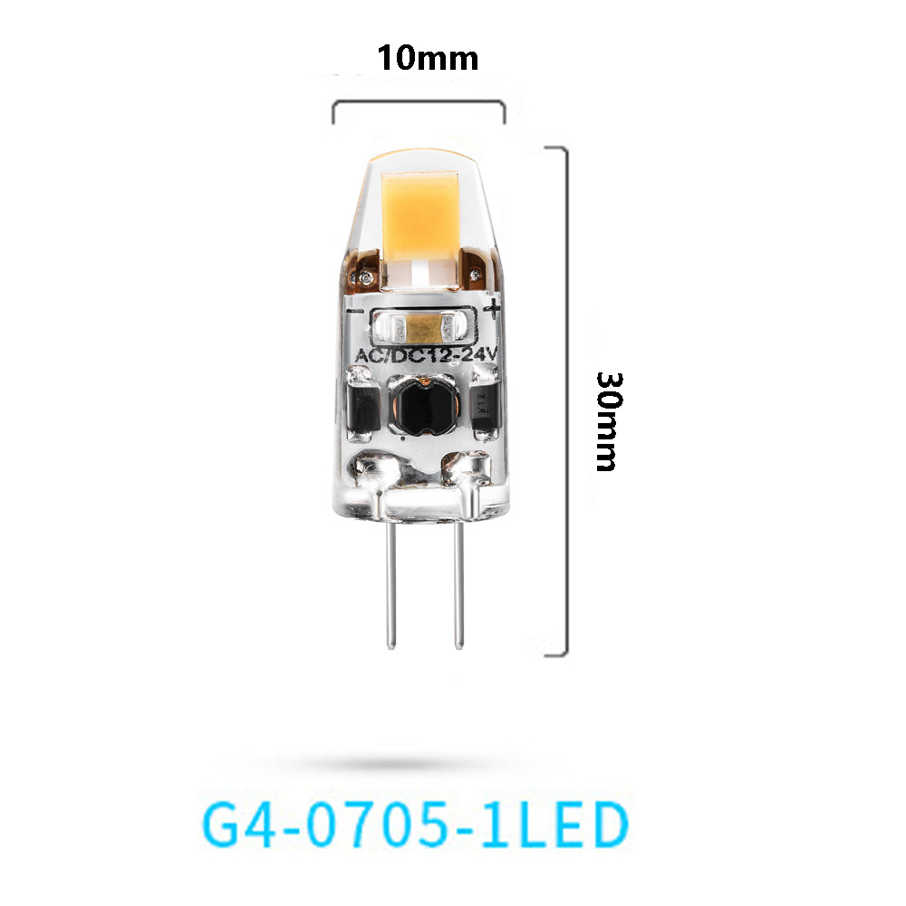 G4 LED插脚灯珠 蓝宝石COB 2W 3WADC12V 24V调光替换卤素灯泡包邮 - 图2