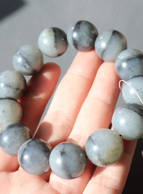 方言和田玉花籽料一线天手串