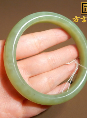 方言新疆且末老坑青黄口59mm手镯