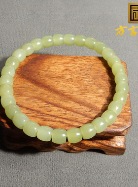 新疆且末料黄口直切7m老型珠手串