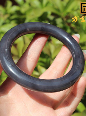青海老料帝王紫内径57mm正装手镯