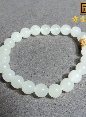 方言晴水色卡8mm圆珠手串手链