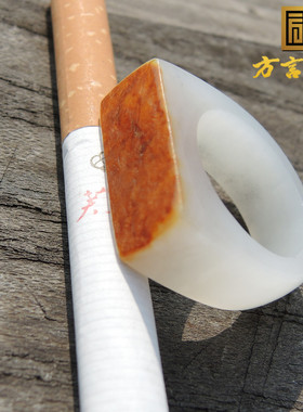 如酥羊脂白玉籽料18高端特色戒指