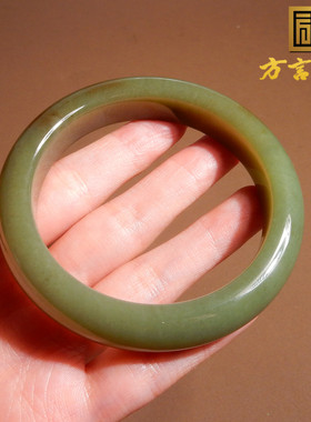 新疆且末青黄口带糖59mm精品手镯