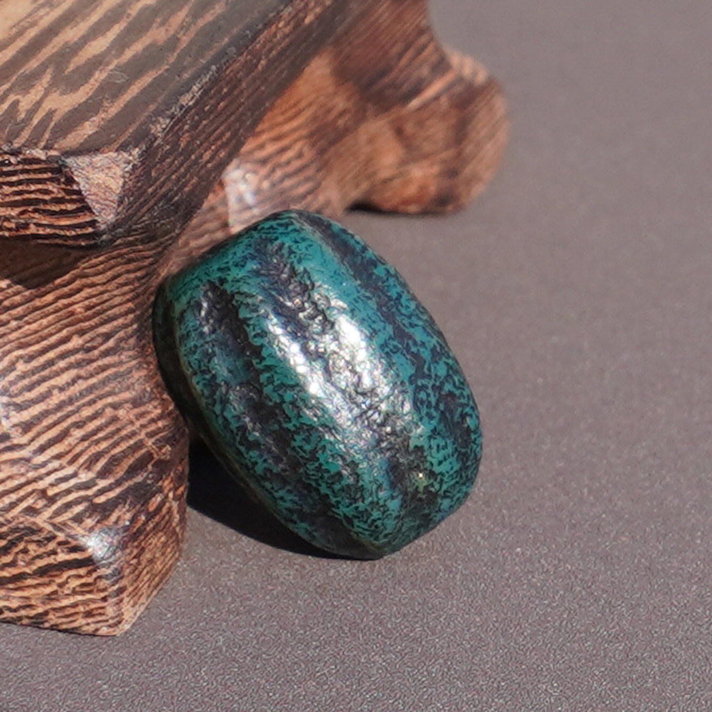 亏麻了方言放漏藏传南瓜纹老气包浆墨绿天珠玛瑙DIY高质感配饰A6,淘宝优惠券,粉丝福利购,淘宝优惠卷