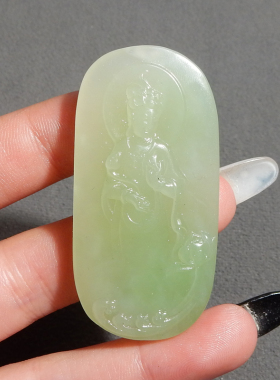 方言青海料老坑冰底翠青