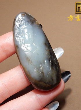 方言俄籽聚黑黄沁皮白玉籽料