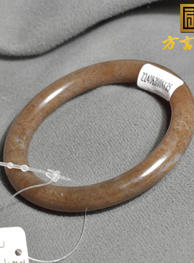 且末料老坑料老红糖玉卡53mm手镯