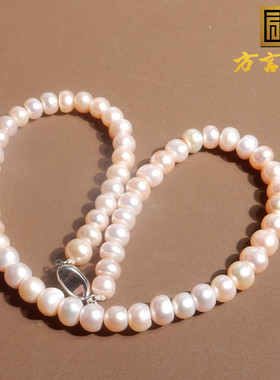 方言天然淡水珍珠925项链女神链
