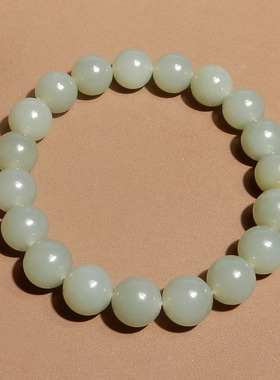 方言男女和田玉蓝色调手链