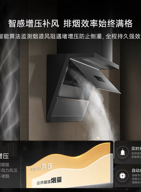 追觅侧吸大吸力自清洗静音油烟机