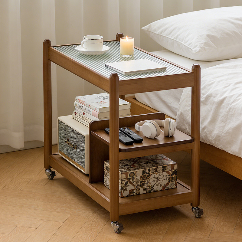 可移动边几小推车茶几客厅家用沙发边柜床头柜小矮桌子收纳置物架,淘宝优惠券,粉丝福利购,淘宝优惠卷