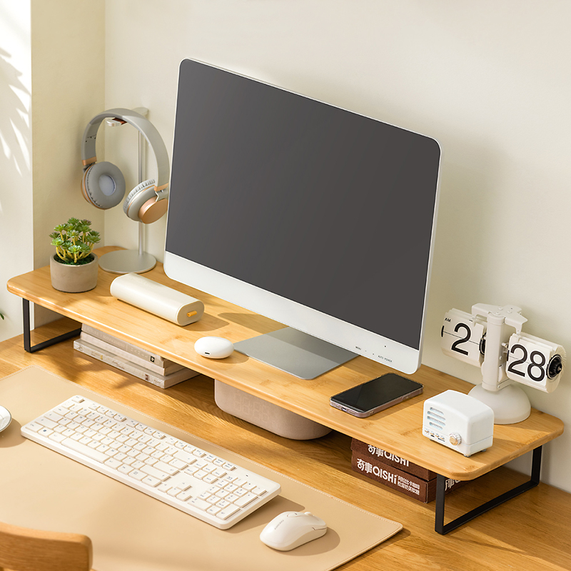 电脑增高架桌面显示器抬高支架笔记本底座办公室显示屏收纳置物架