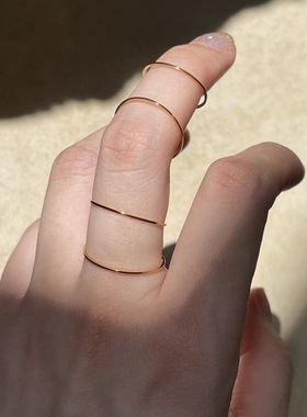 juiceaccessory爆炸女极细戒指