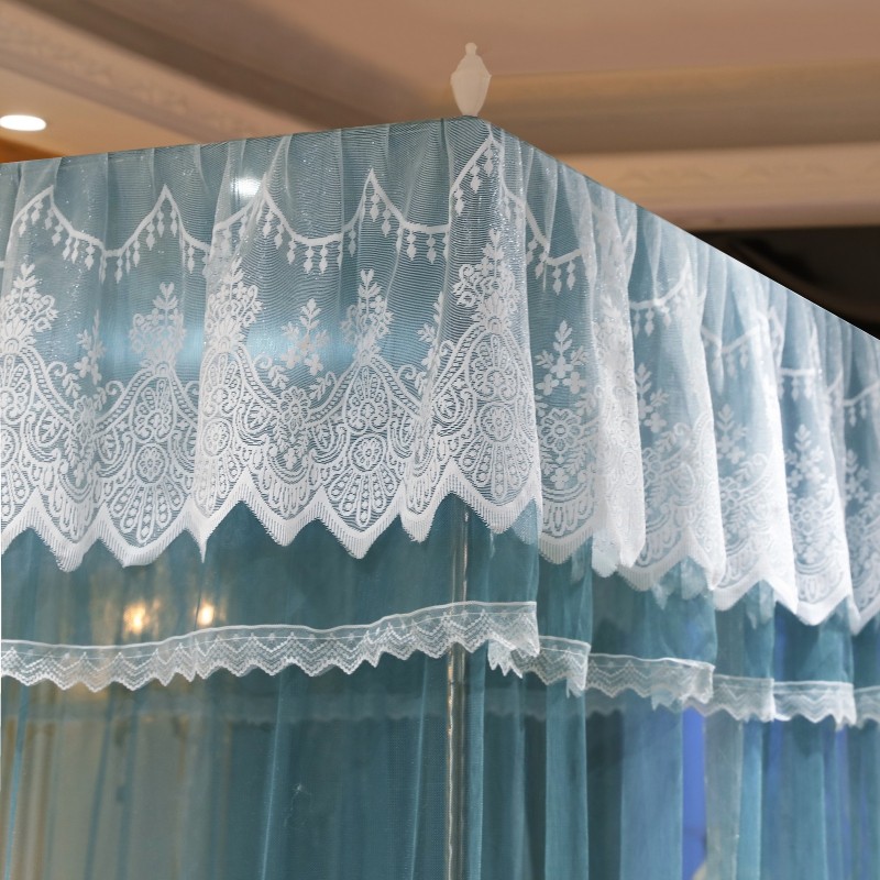 蚊帐家用新款公主风三开门宫廷落地1.5米床老式单人1.8m双人床1.2,淘宝优惠券,粉丝福利购,淘宝优惠卷