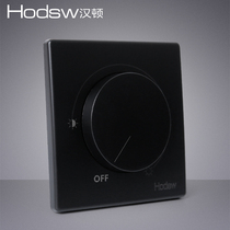 Black dimming switch controllable silicon LED light 2000W bed head lamp stepless knob super power dimmer Hanton