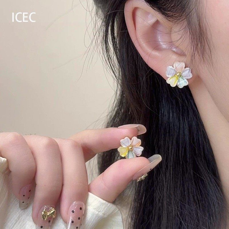 2025新款彩色小雏菊耳钉女轻奢气质时尚耳环高级感精致百搭耳饰品,淘宝优惠券,粉丝福利购,淘宝优惠卷