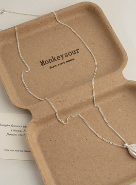 2026新款简约百搭锦囊毛衣链女