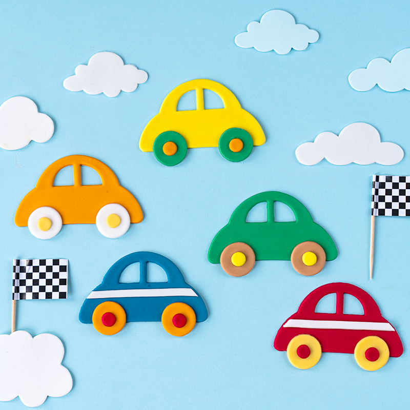 diy可爱小汽车造型塑料切模翻糖饼干压模印花模蛋糕装饰烘焙模具 - 图3