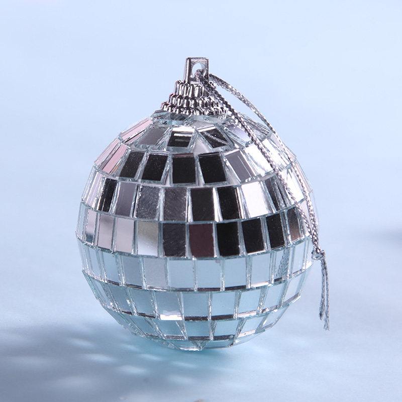 十个装镜面球生日蛋糕装饰摆件反光圆形球闪光镭射球派对装扮插件,淘宝优惠券,粉丝福利购,淘宝优惠卷