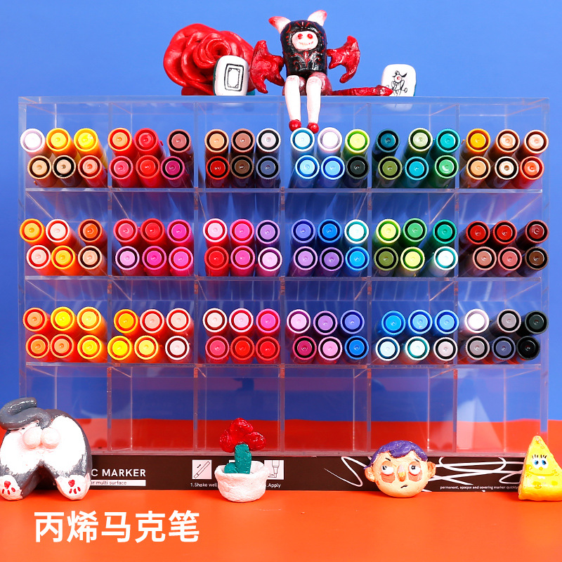 acrylic marker丙烯马克笔montmarte肤色丙烯笔蒙玛特 diy paint-图0