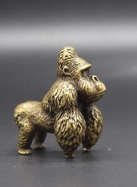 合金大猩猩桌面装饰工艺品小摆件