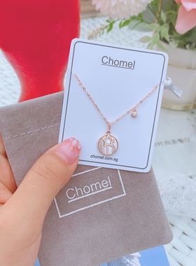 【现货】约chomel新加坡品牌chomel项链正品贝母星星项链夏季新款