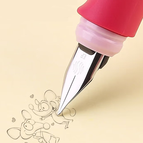 schneider施耐德嘚瑟鼠base kid儿童成钢笔长短杆替换墨囊钢笔 - 图0