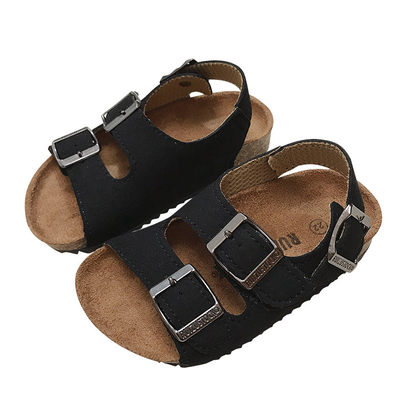 儿童软木凉鞋夏季男女童沙滩鞋宝宝软底亲子鞋中大童露趾凉拖韩版,淘宝优惠券,粉丝福利购,淘宝优惠卷